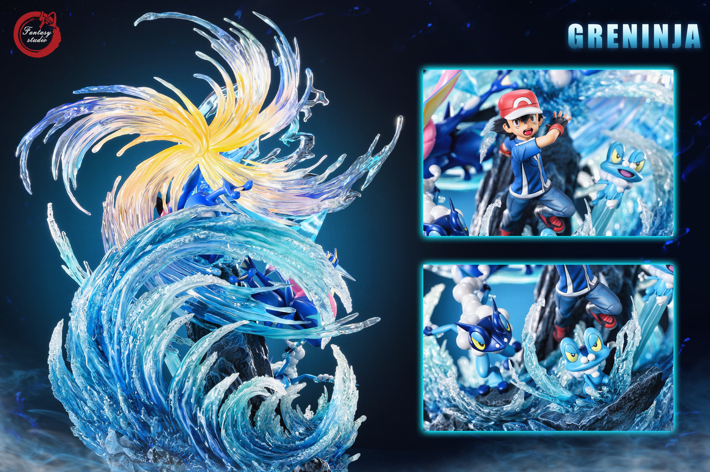 FANTASY STUDIO – POKEMON: GX EVOLUTION SERIES 12. GRENINJA FAMILY [PRE-ORDER]