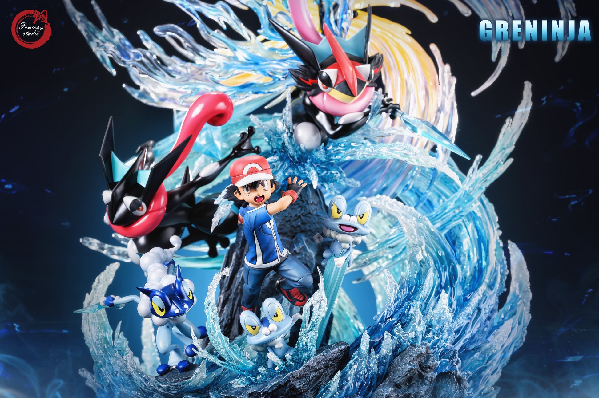 Legendary Pokémon Changing Figure Ash-Greninja & Monster Ball Korean Toy Legendary Pokémon Changing Figure Ash-Greninja & Monster Ball Korean Toy