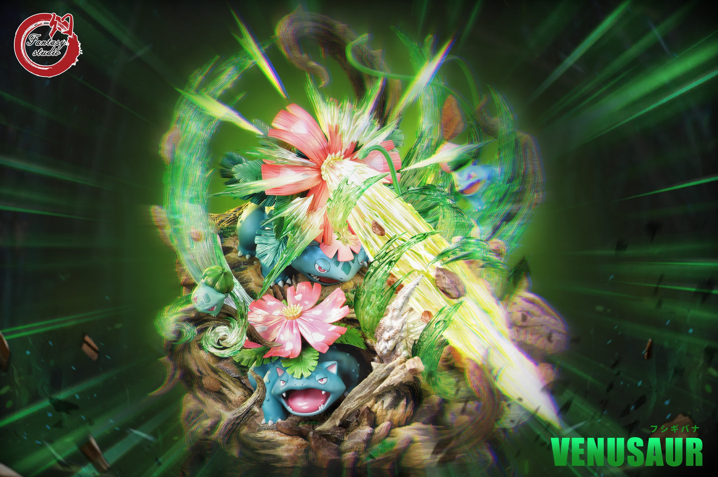 FANTASY STUDIO – POKEMON: GX EVOLUTION SERIES 15. VENUSAUR FAMILY [IN STOCK]