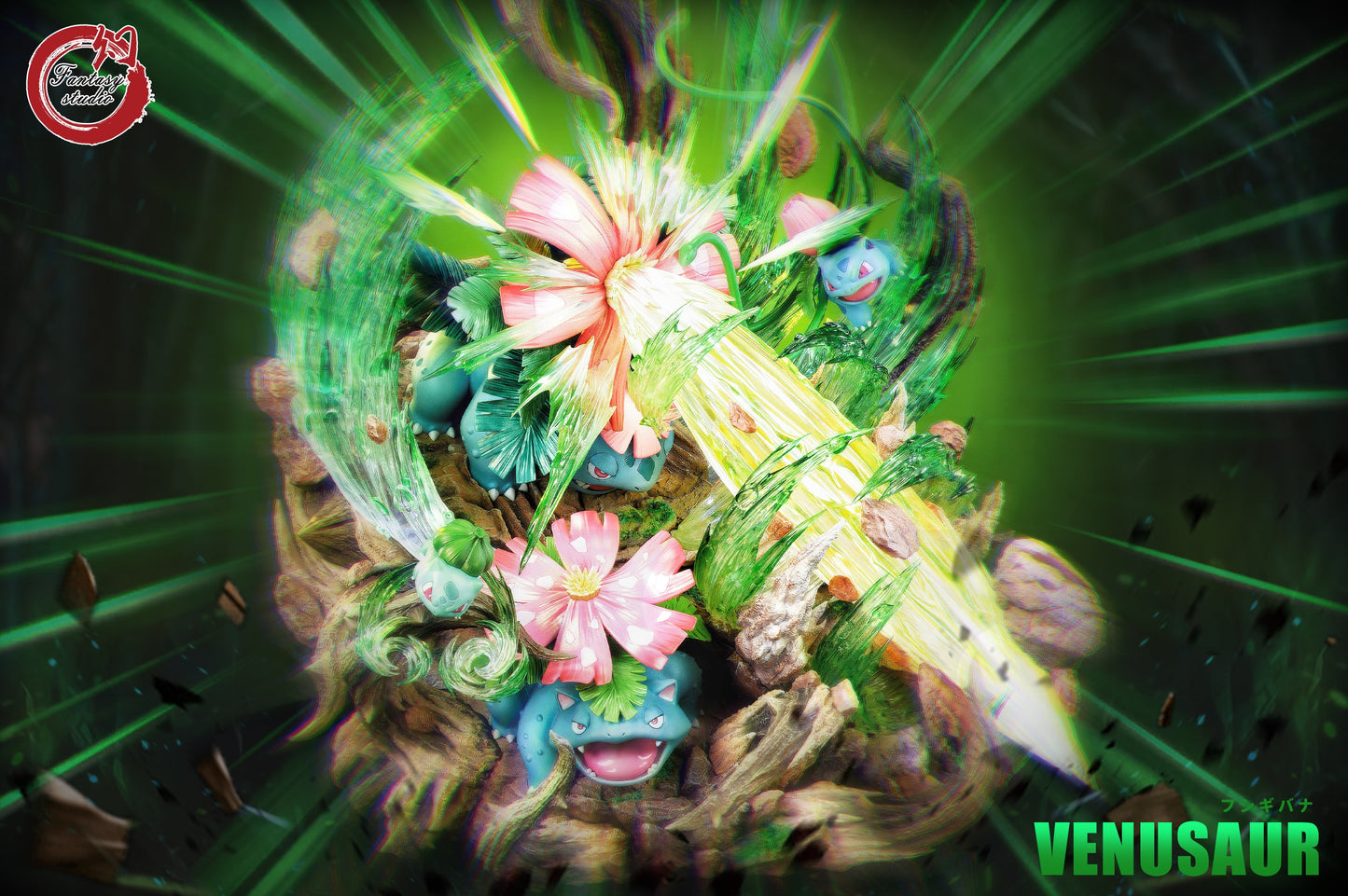FANTASY STUDIO – POKEMON: GX EVOLUTION SERIES 15. VENUSAUR FAMILY [IN STOCK]