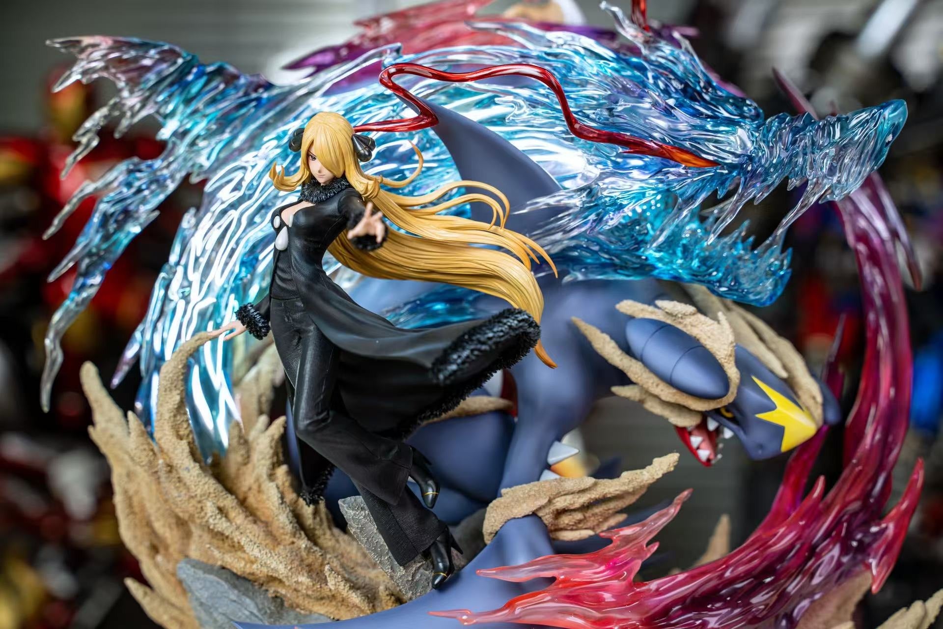 FANTASY STUDIO - POKEMON MASTERS EIGHT SERIES, CYNTHIA AND GARCHOMP 12