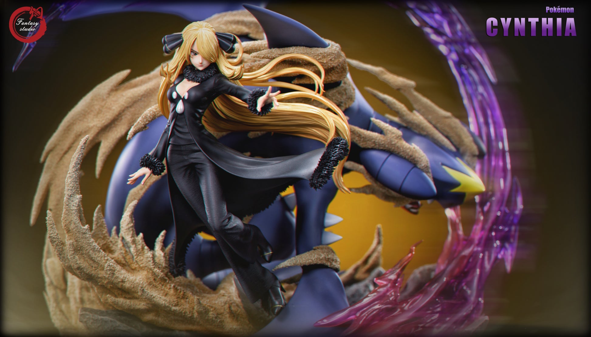 FANTASY STUDIO - POKEMON MASTERS EIGHT SERIES, CYNTHIA AND GARCHOMP 4