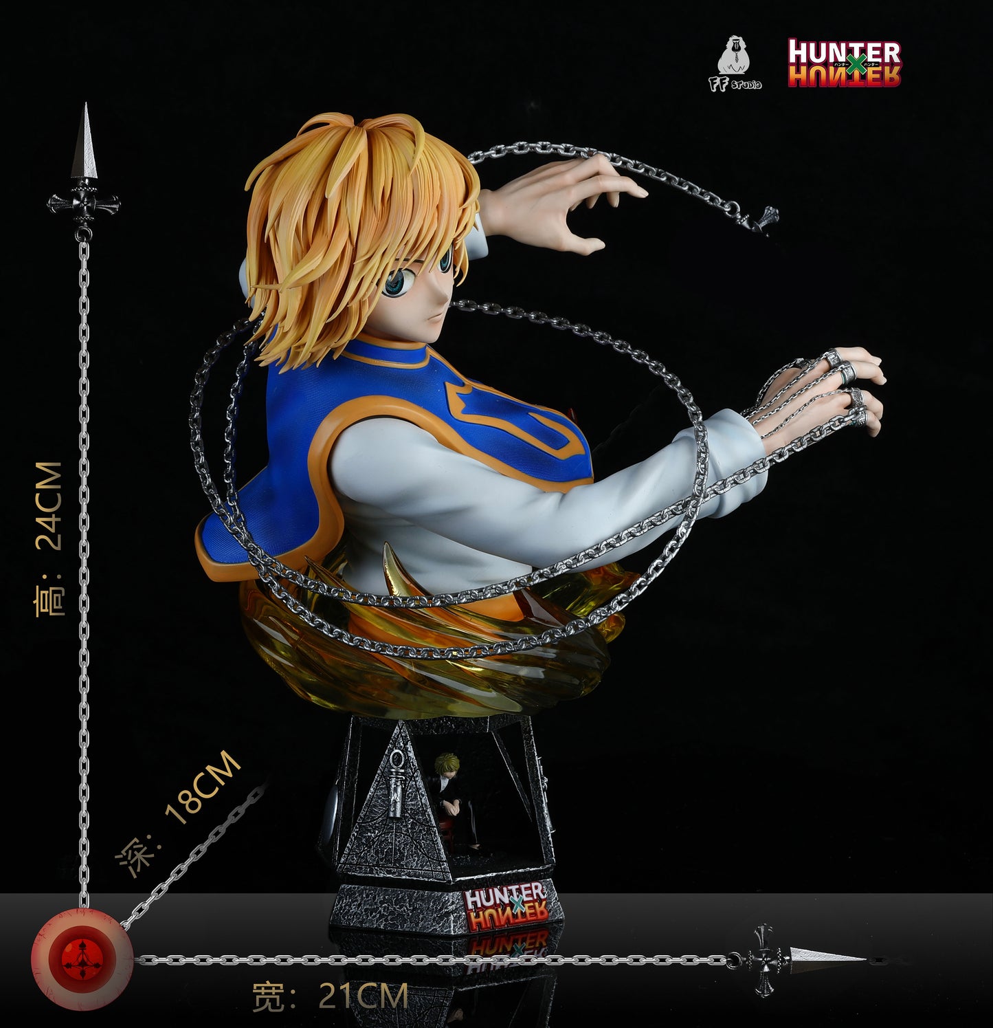 FF STUDIO – HUNTER x HUNTER: BUST SERIES 3. KURAPIKA [IN STOCK]