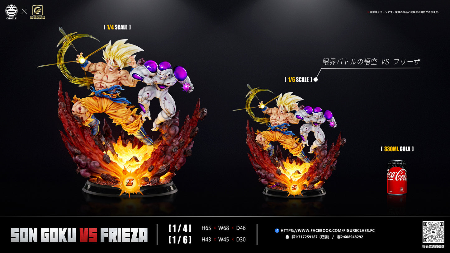 FIGURE CLASS x ORACLE STUDIO – DRAGON BALL Z: SUPER SAIYAN GOKU VS FRIEZA [PRE-ORDER]