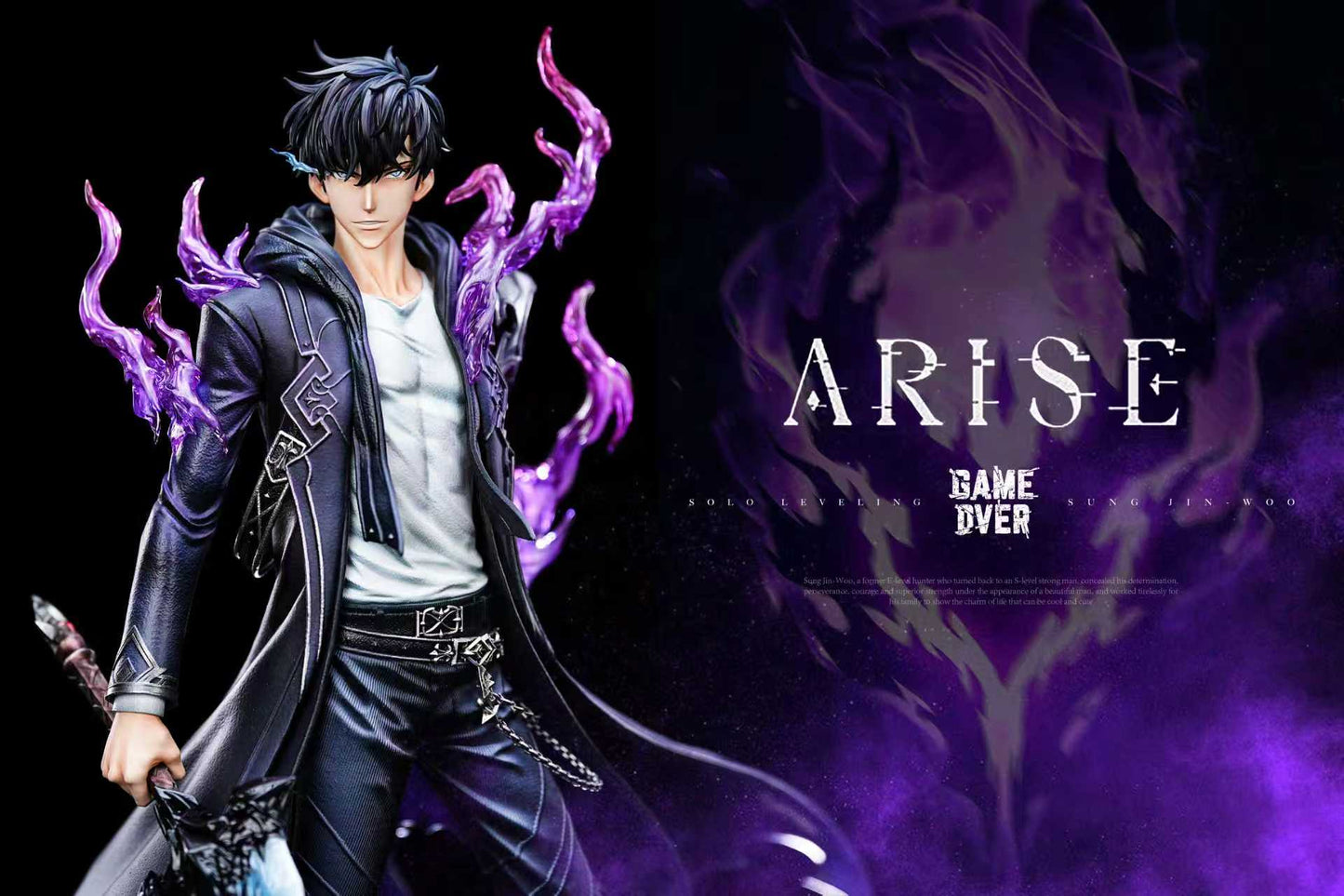 GAME OVER STUDIO – SOLO LEVELING: 1. SHADOW MONARCH, SUNG JINWOO [PRE-ORDER]