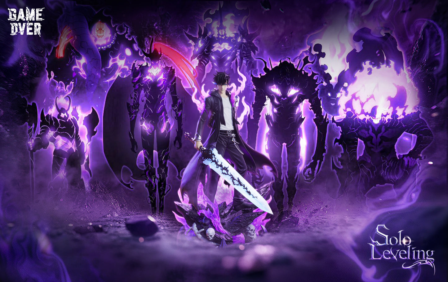 GAME OVER STUDIO – SOLO LEVELING: 1. SHADOW MONARCH, SUNG JINWOO [PRE-ORDER]