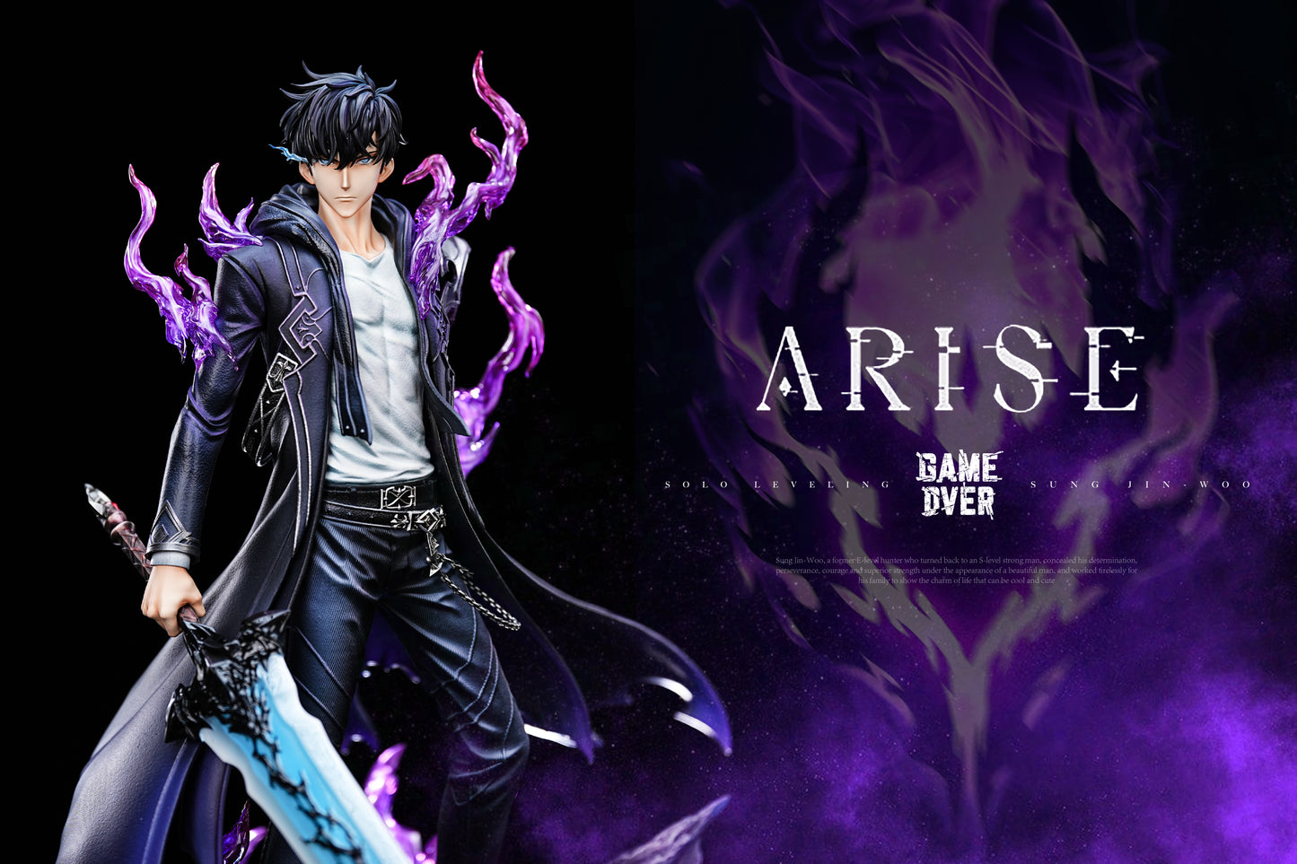 GAME OVER STUDIO – SOLO LEVELING: 1. SHADOW MONARCH, SUNG JINWOO [PRE-ORDER]