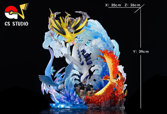 Zapdos & Articuno & Moltres - Pokemon Resin Statue - Star Dream