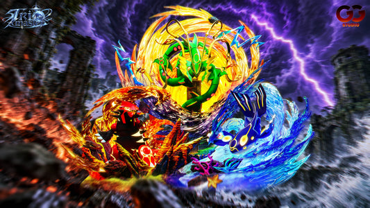 GUGU STUDIO - POKEMON MEGA RAYQUAZA, PRIMAL GROUDON AND PRIMAL KYOGRE 1