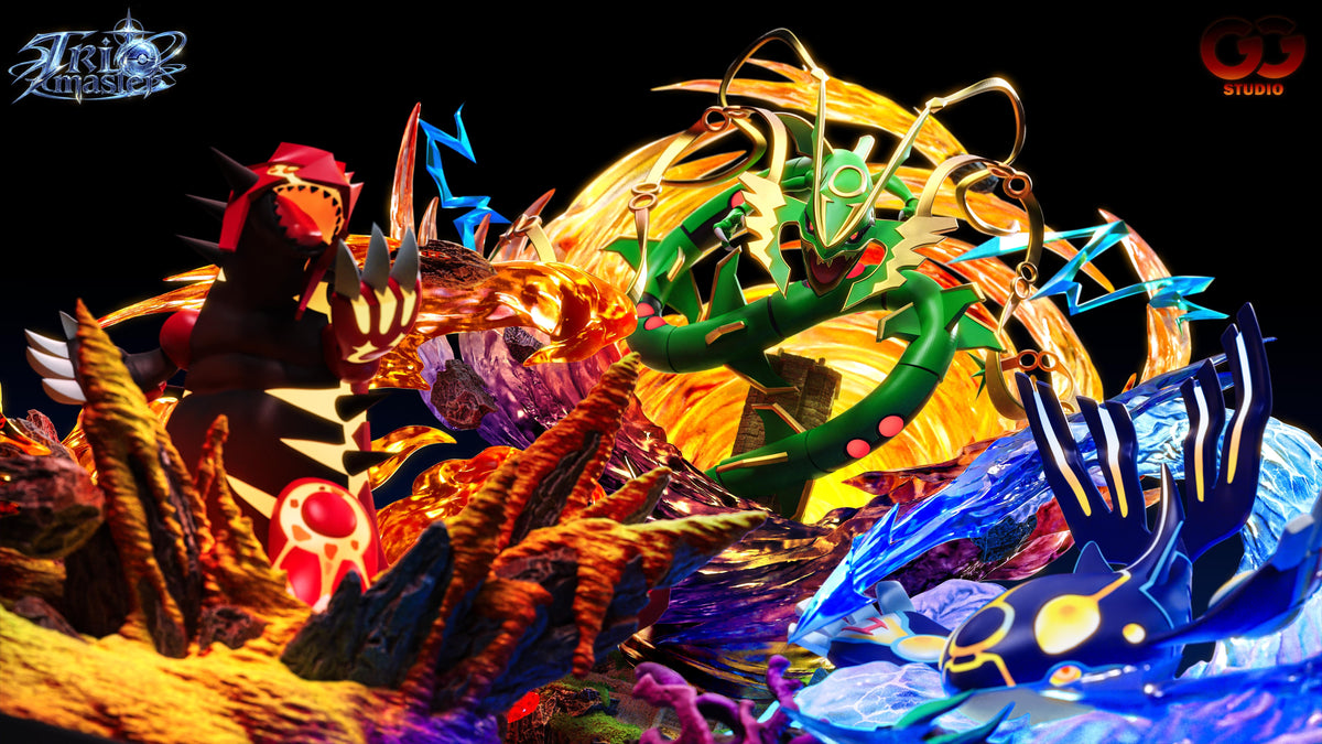 GUGU STUDIO - POKEMON MEGA RAYQUAZA, PRIMAL GROUDON AND PRIMAL KYOGRE 2