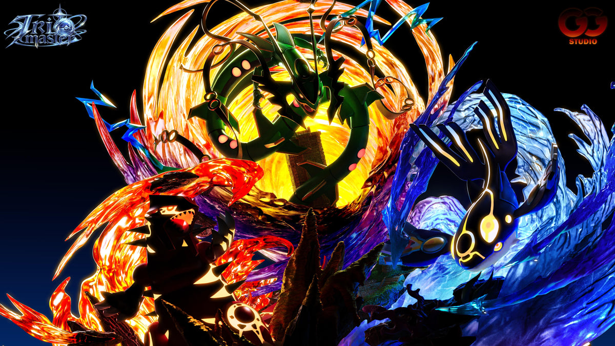 GUGU STUDIO - POKEMON MEGA RAYQUAZA, PRIMAL GROUDON AND PRIMAL KYOGRE 6