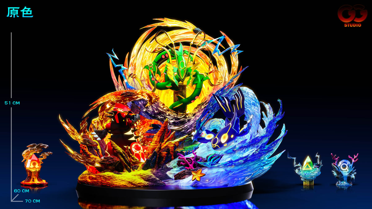 GUGU STUDIO - POKEMON MEGA RAYQUAZA, PRIMAL GROUDON AND PRIMAL KYOGRE 8