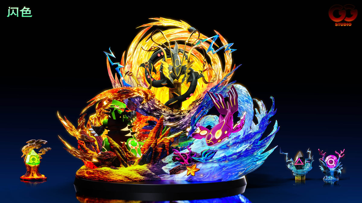 GUGU STUDIO - POKEMON MEGA RAYQUAZA, PRIMAL GROUDON AND PRIMAL KYOGRE 9