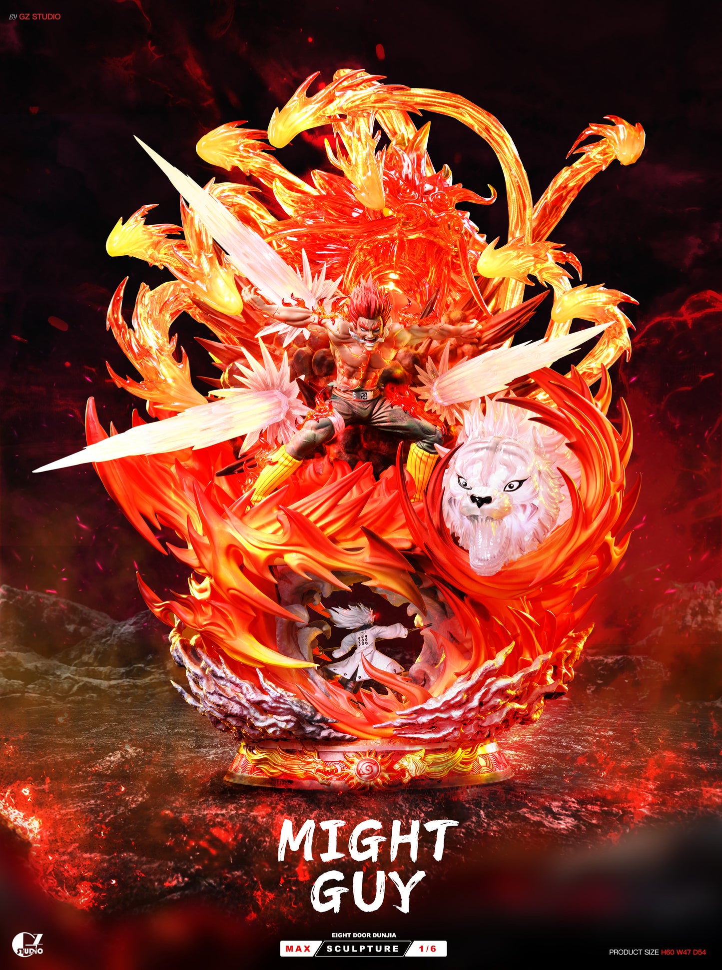 GZ STUDIO – NARUTO: FIFTH ANNIVERSARY EIGHTH GATE NIGHT GUY [PRE-ORDER]