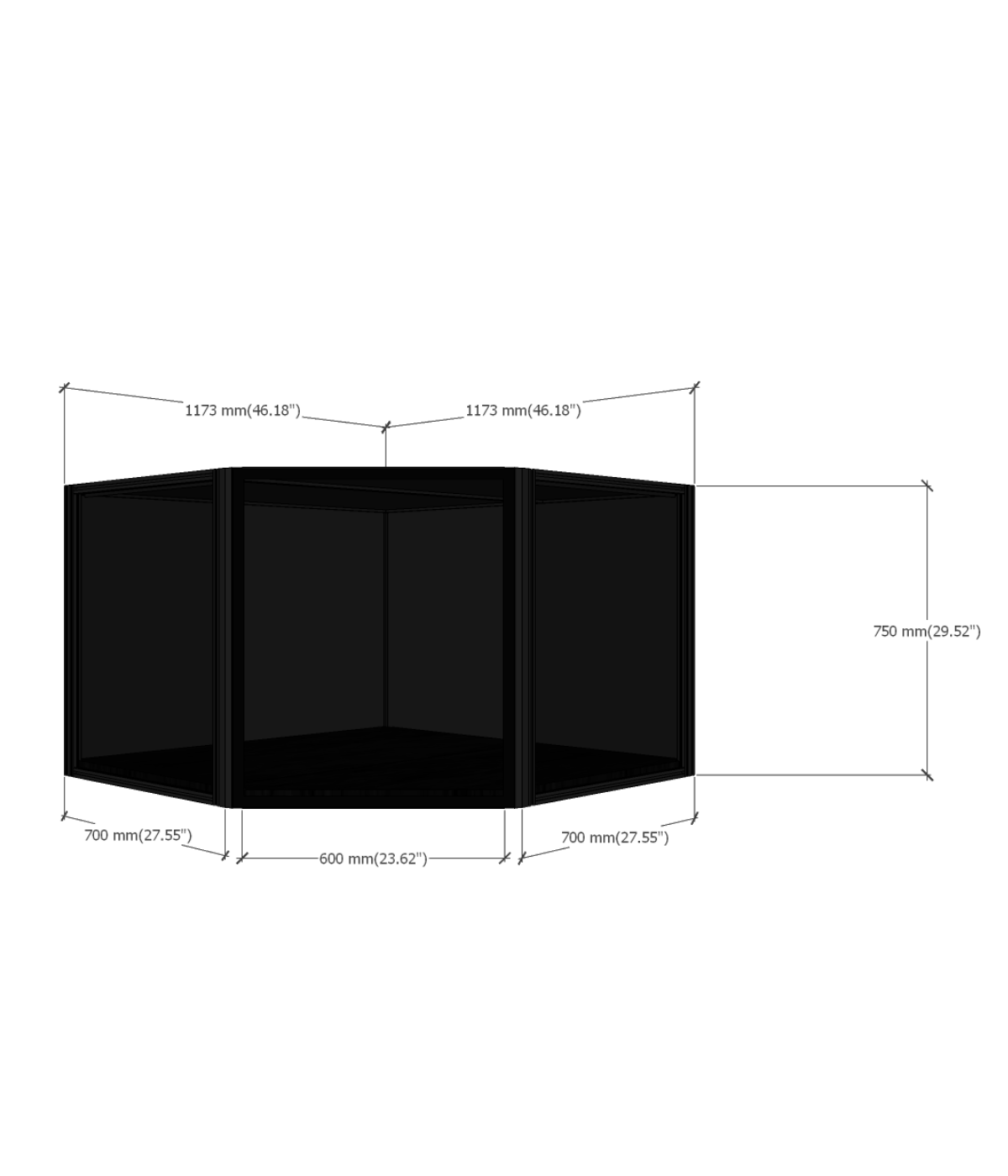 MODUSPACE – MAX SERIES 45° CORNER [IN STOCK]