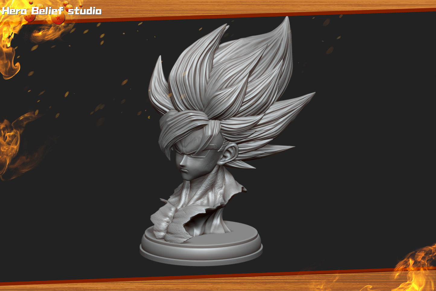 HERO BELIEF STUDIO – DRAGON BALL Z: 3RD ANNIVERSARY SUPER SAIYAN GOKU [SOLD OUT]