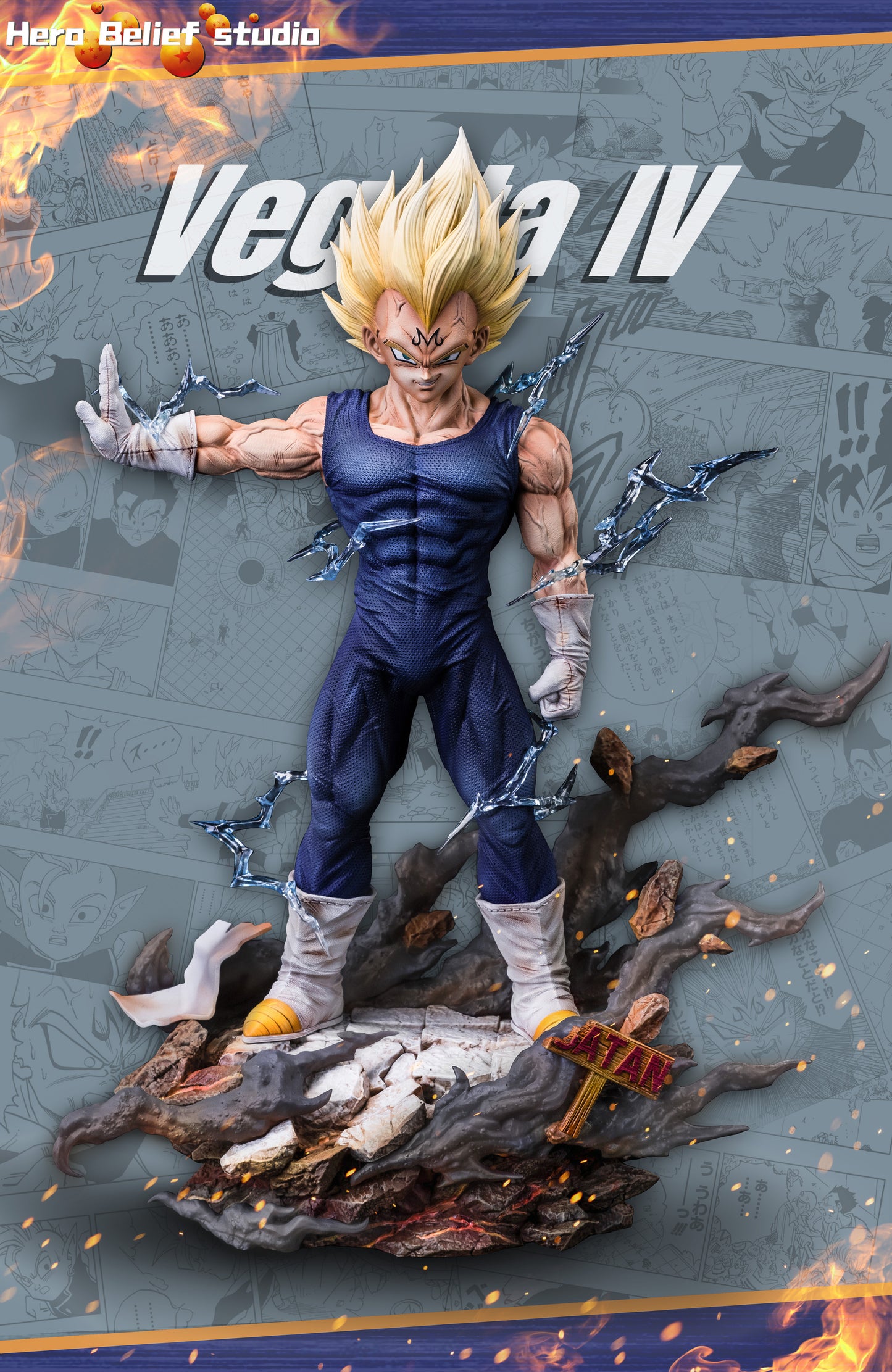 HERO BELIEF STUDIO – DRAGON BALL Z: MAJIN VEGETA [IN STOCK]