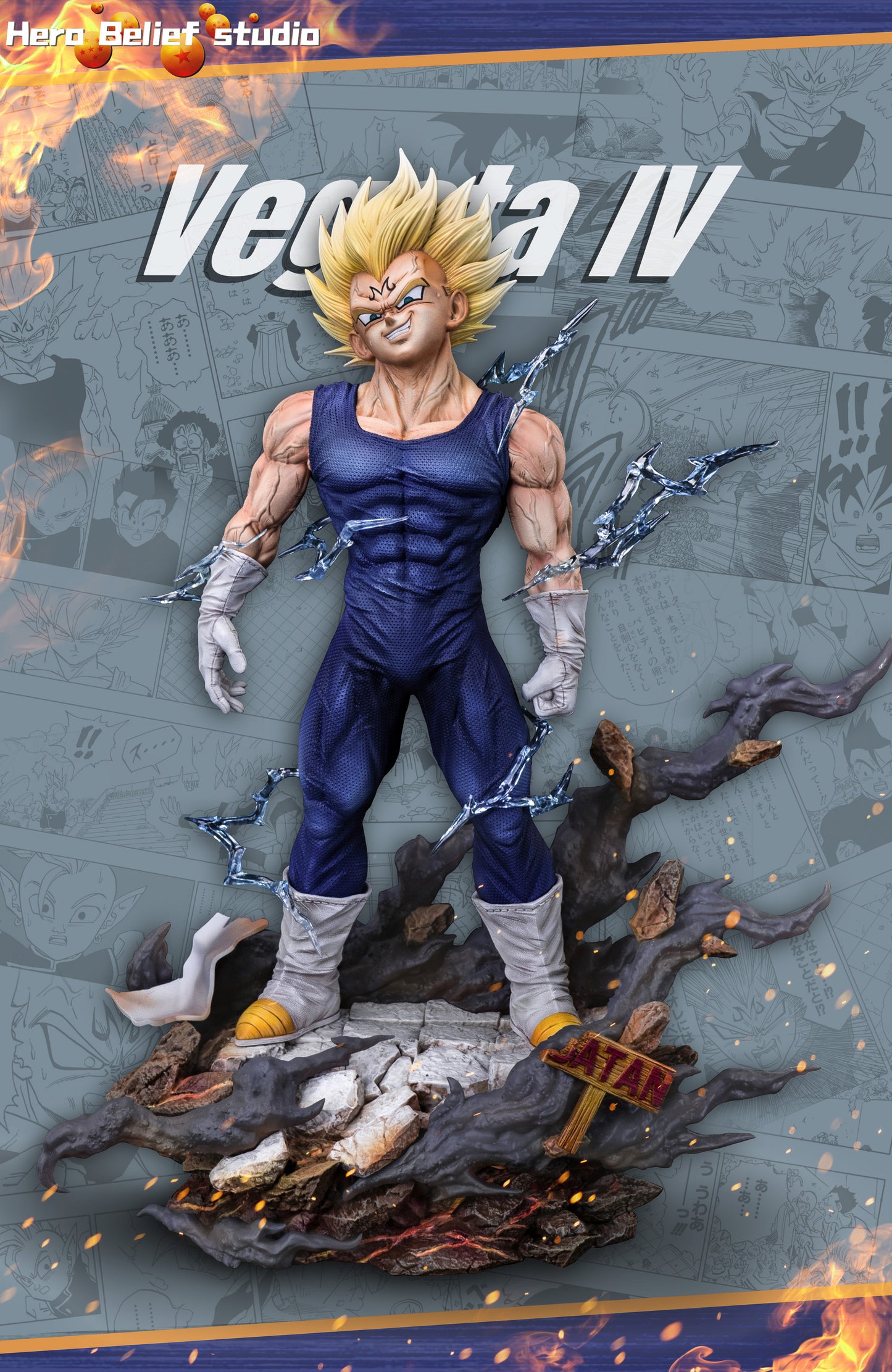 HERO BELIEF STUDIO – DRAGON BALL Z: MAJIN VEGETA [IN STOCK]