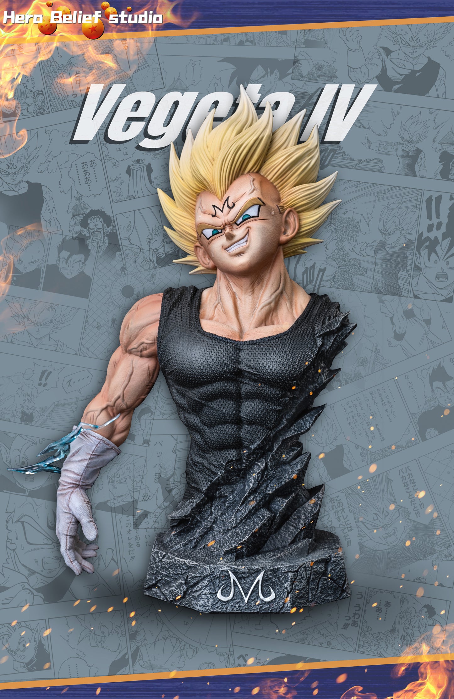 HERO BELIEF STUDIO – DRAGON BALL Z: MAJIN VEGETA [IN STOCK]