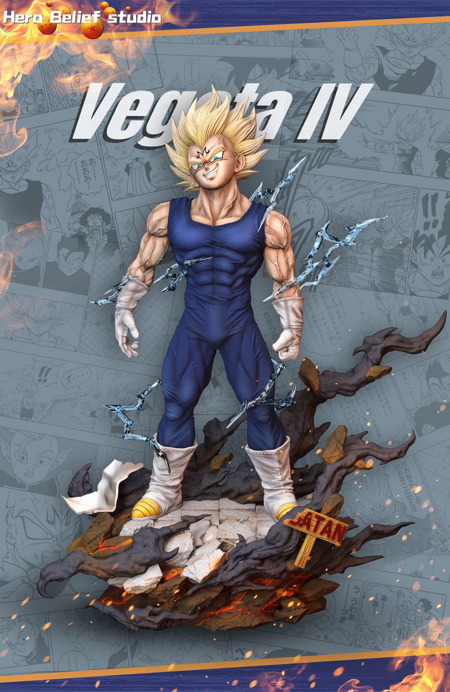 HERO BELIEF STUDIO – DRAGON BALL Z: MAJIN VEGETA [PRE-ORDER]
