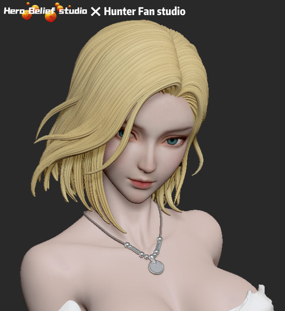HERO BELIEF x HUNTER FAN STUDIO – DRAGON BALL Z: CHARM SERIES, ANDROID 18 (18+) [PRE-ORDER]