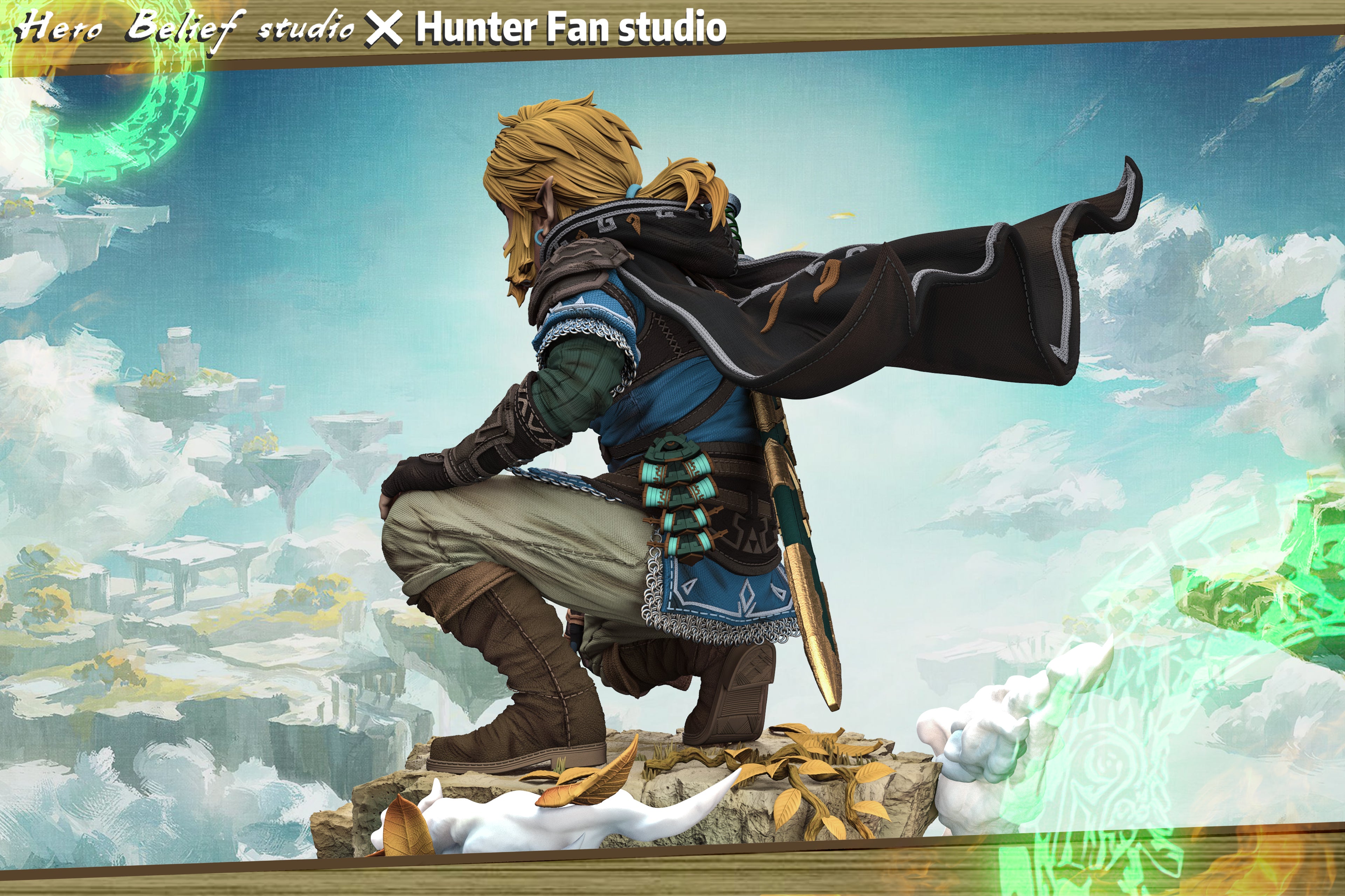 ゼルダの伝説 hunter fan-STUDIO リンク フィギュア HERO BELIEF x HUNTER FAN STUDIO – THE LEGEND OF ZELDA: TEARS OF