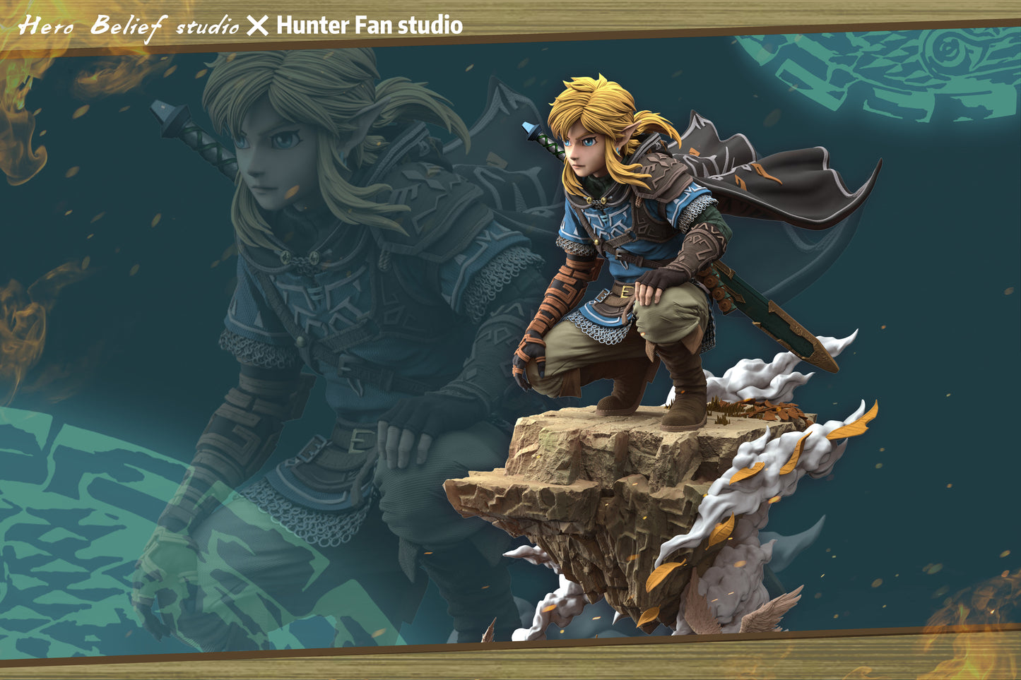 HERO BELIEF x HUNTER FAN STUDIO – THE LEGEND OF ZELDA: TEARS OF THE KINGDOM LINK [IN STOCK]