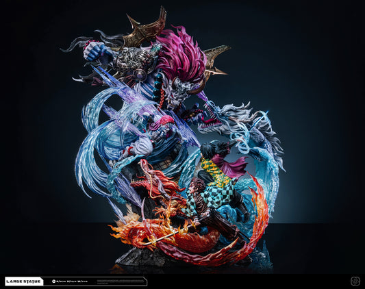 HERTZ STUDIO - DEMON SLAYER: TANJIRO AND GIYU VS AKAZA [PRE-ORDER]