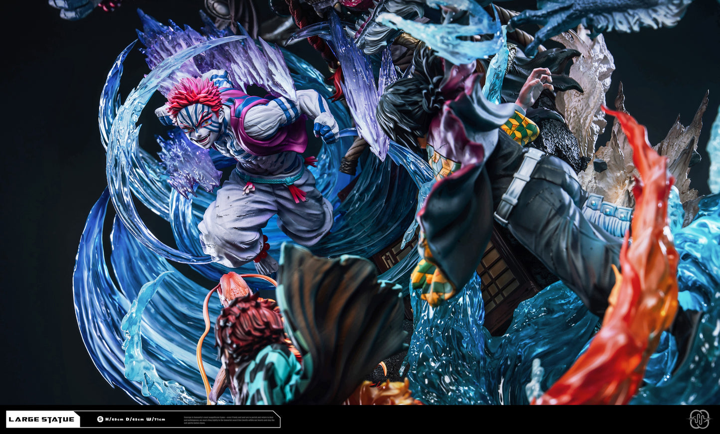HERTZ STUDIO - DEMON SLAYER: TANJIRO AND GIYU VS AKAZA [PRE-ORDER]