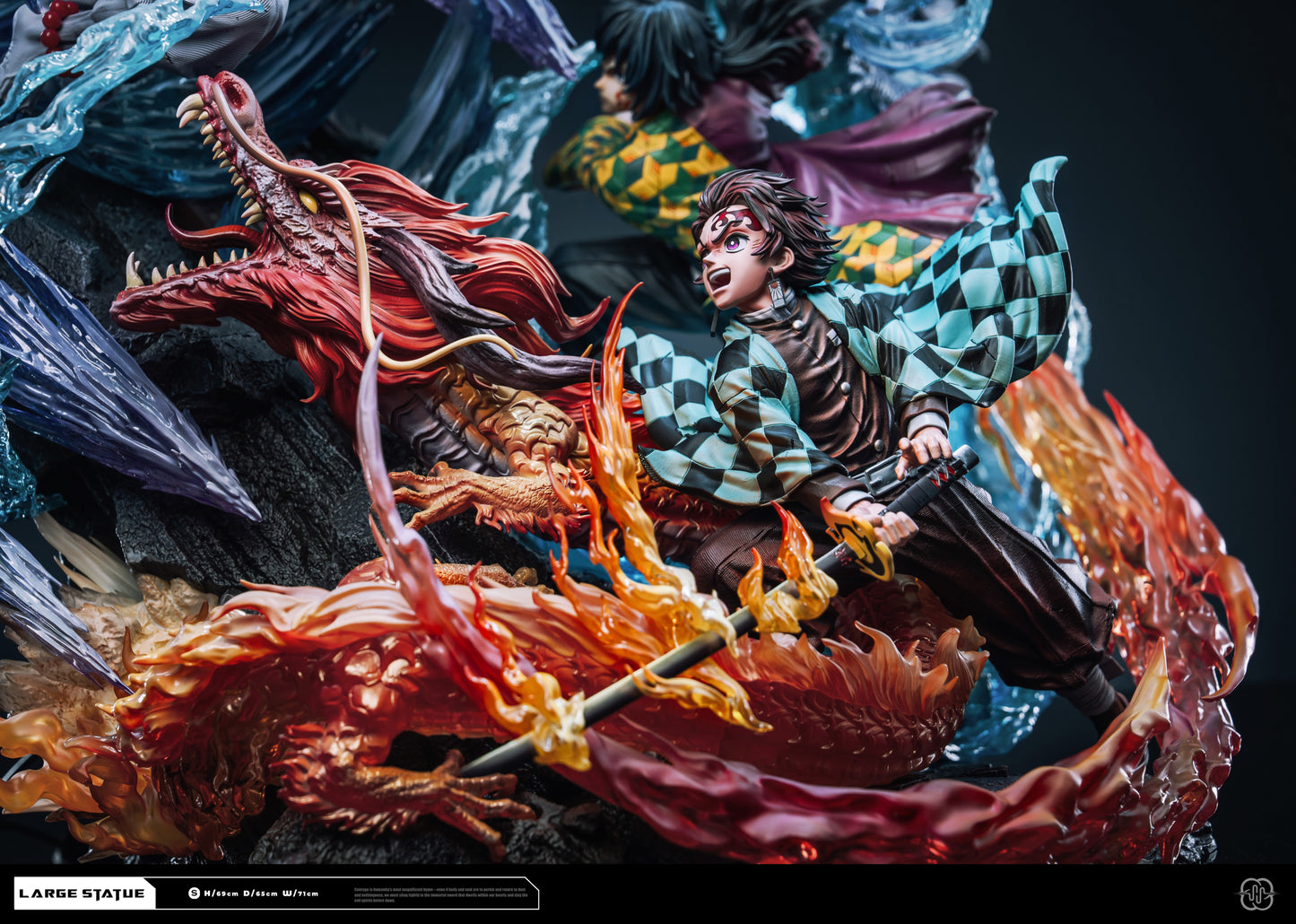 HERTZ STUDIO - DEMON SLAYER: TANJIRO AND GIYU VS AKAZA [PRE-ORDER]