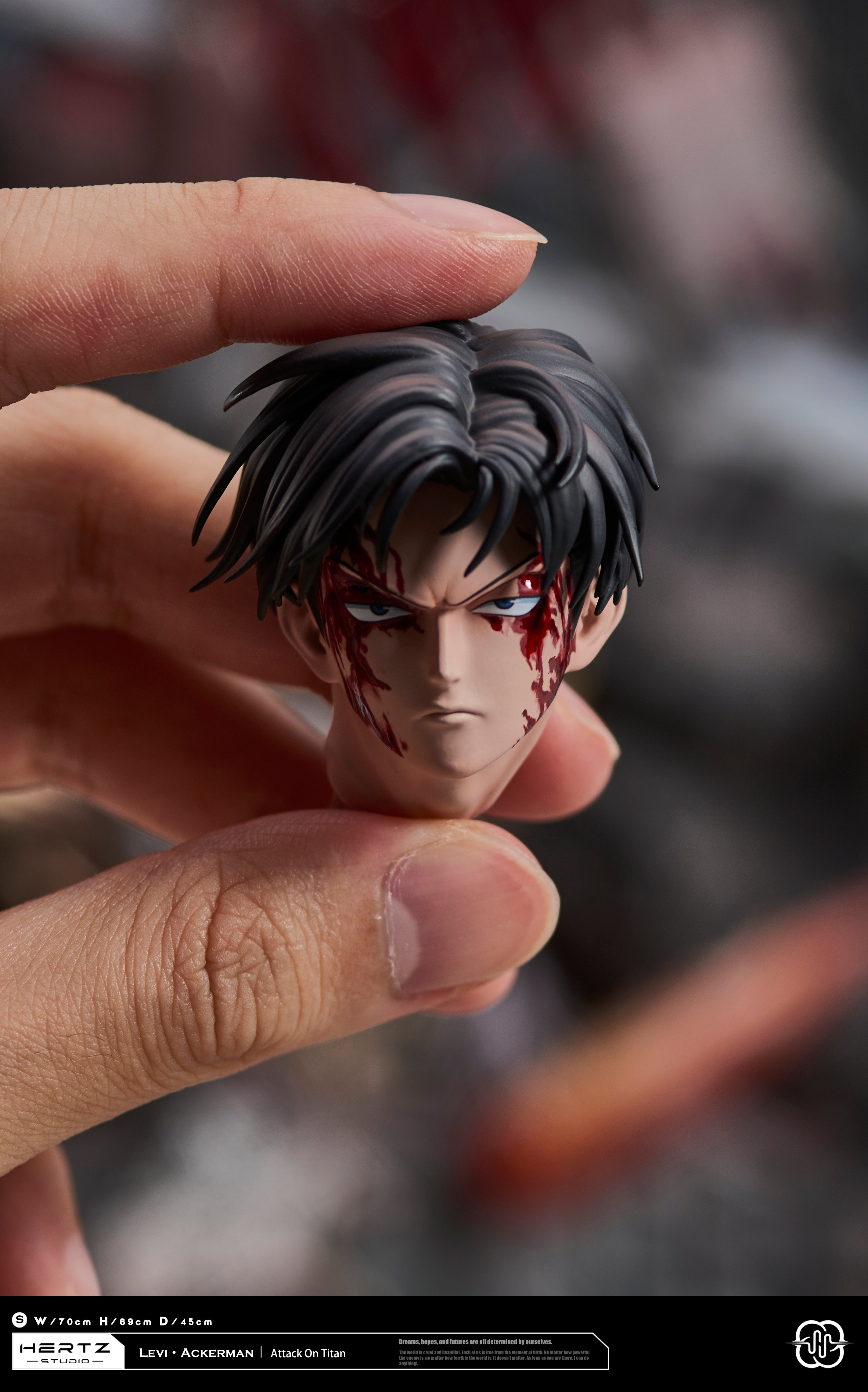 HERTZ STUDIO – ATTACK ON TITAN: 1. LEVI ACKERMAN VS BEAST TITAN