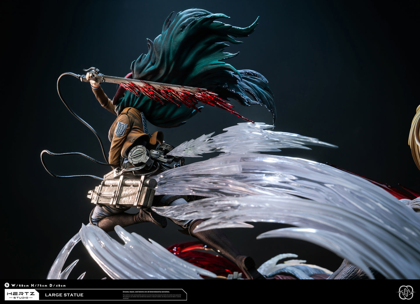 HERTZ STUDIO – ATTACK ON TITAN: 3. MIKASA ACKERMAN VS THE FEMALE TITAN [PRE-ORDER]