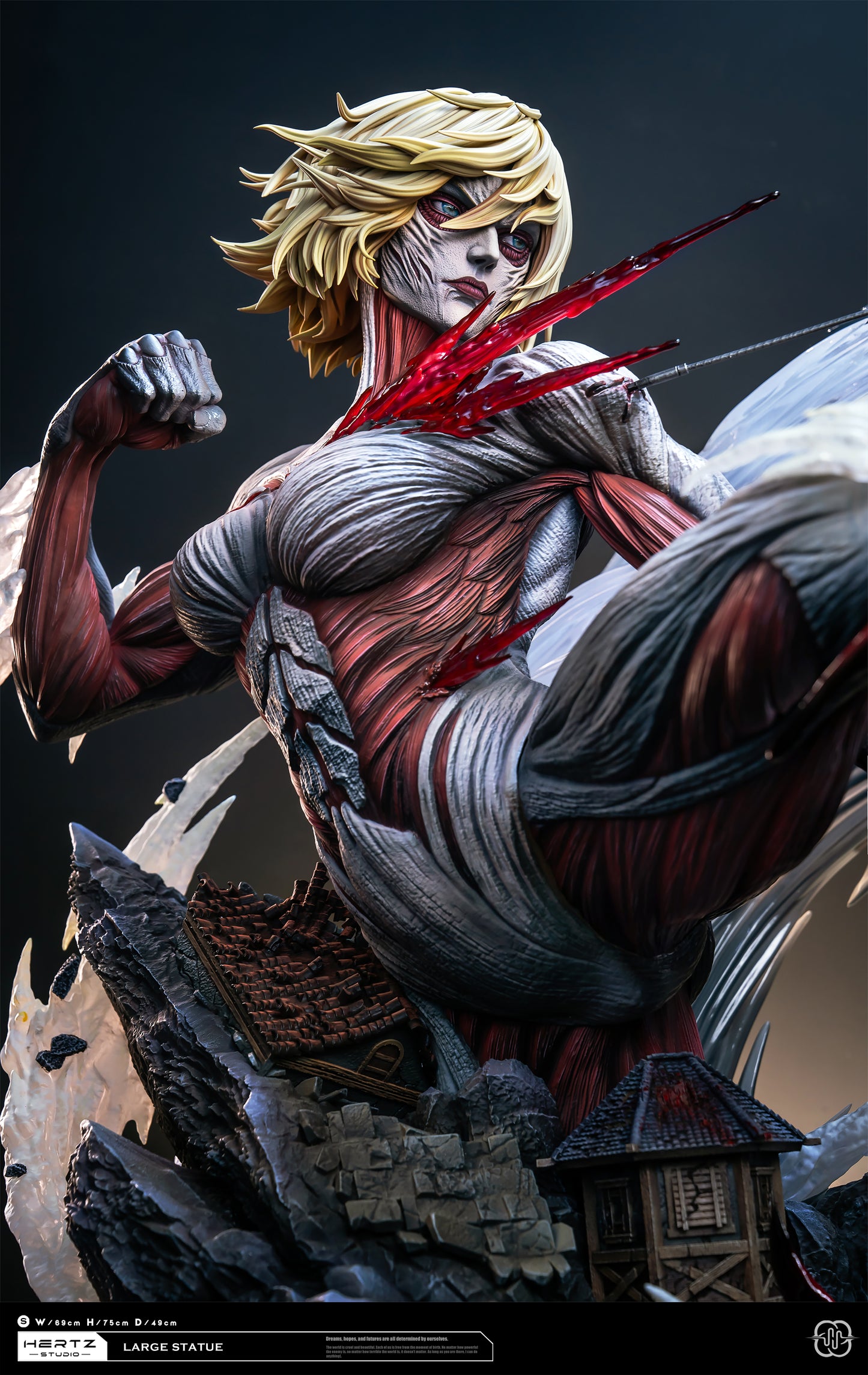 HERTZ STUDIO – ATTACK ON TITAN: 3. MIKASA ACKERMAN VS THE FEMALE TITAN [PRE-ORDER]