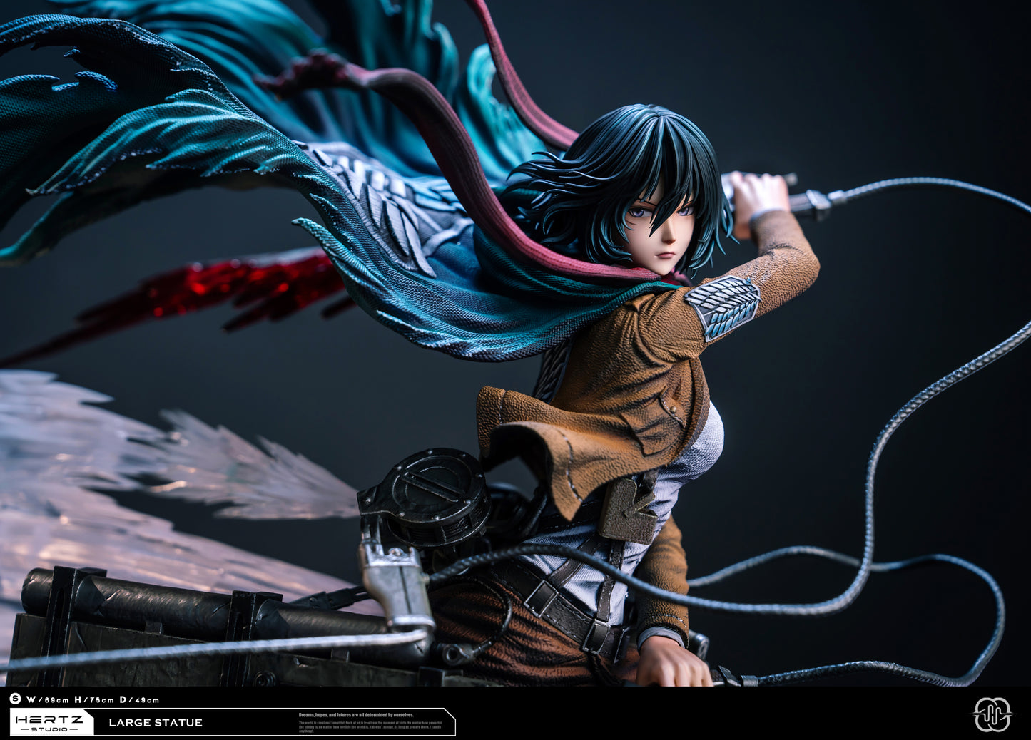HERTZ STUDIO – ATTACK ON TITAN: 3. MIKASA ACKERMAN VS THE FEMALE TITAN [PRE-ORDER]