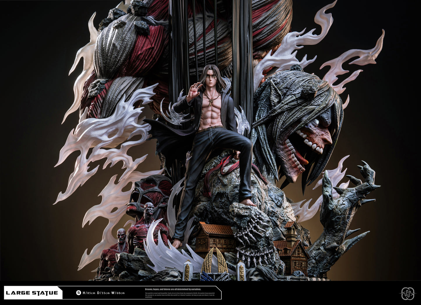 HERTZ STUDIO – ATTACK ON TITAN: 4. EREN YEAGER, THE FOUNDING TITAN [PRE-ORDER]