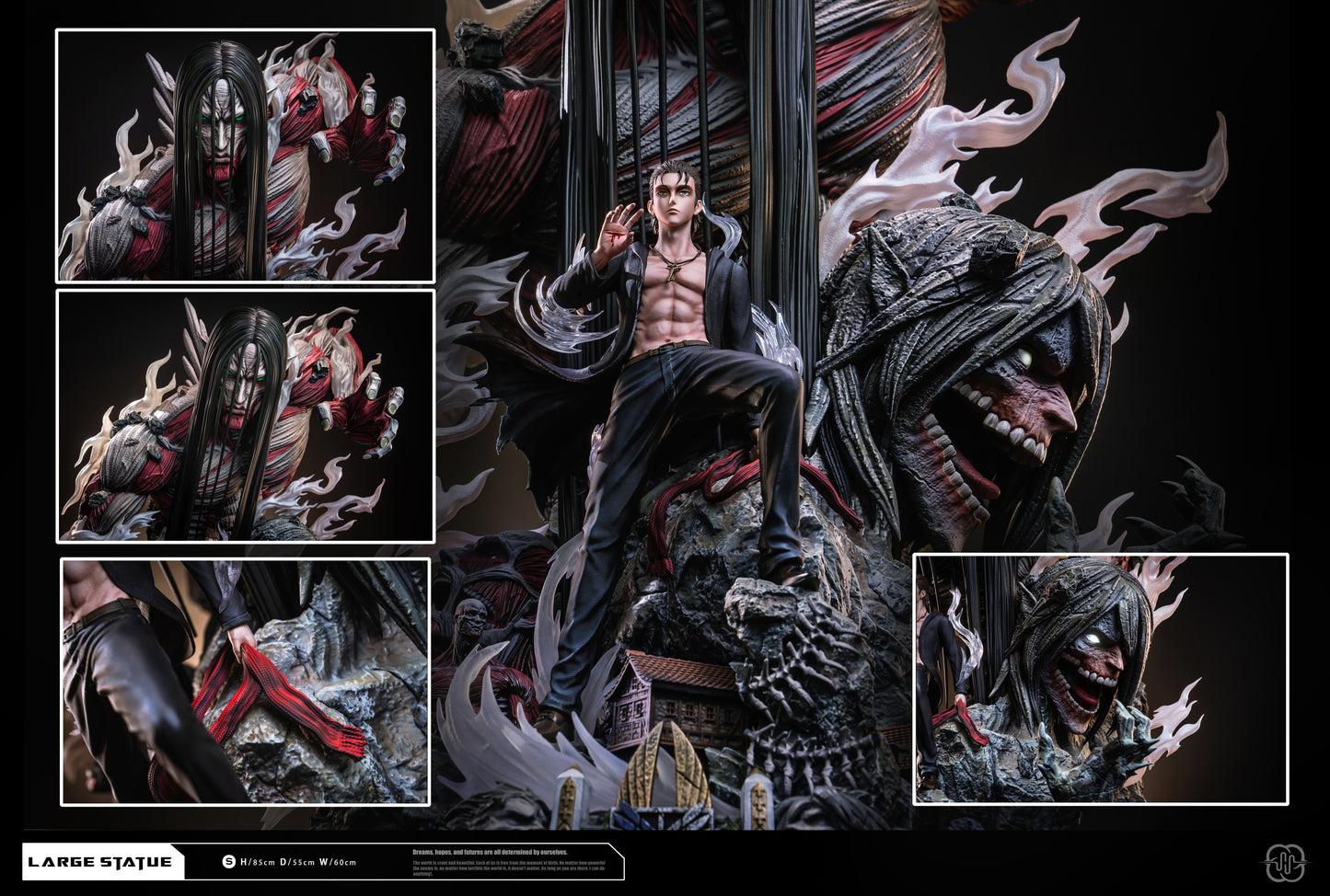 HERTZ STUDIO – ATTACK ON TITAN: 4. EREN YEAGER, THE FOUNDING TITAN [PRE-ORDER]