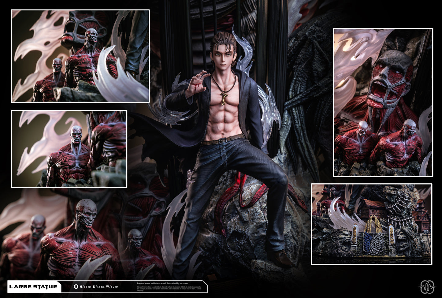 HERTZ STUDIO – ATTACK ON TITAN: 4. EREN YEAGER, THE FOUNDING TITAN [PRE-ORDER]