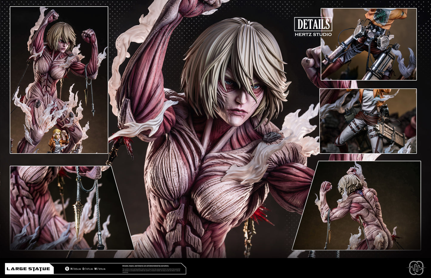HERTZ STUDIO – ATTACK ON TITAN: "DIAMONDS AND ROSES" ANNIE LEONHART [PRE-ORDER]
