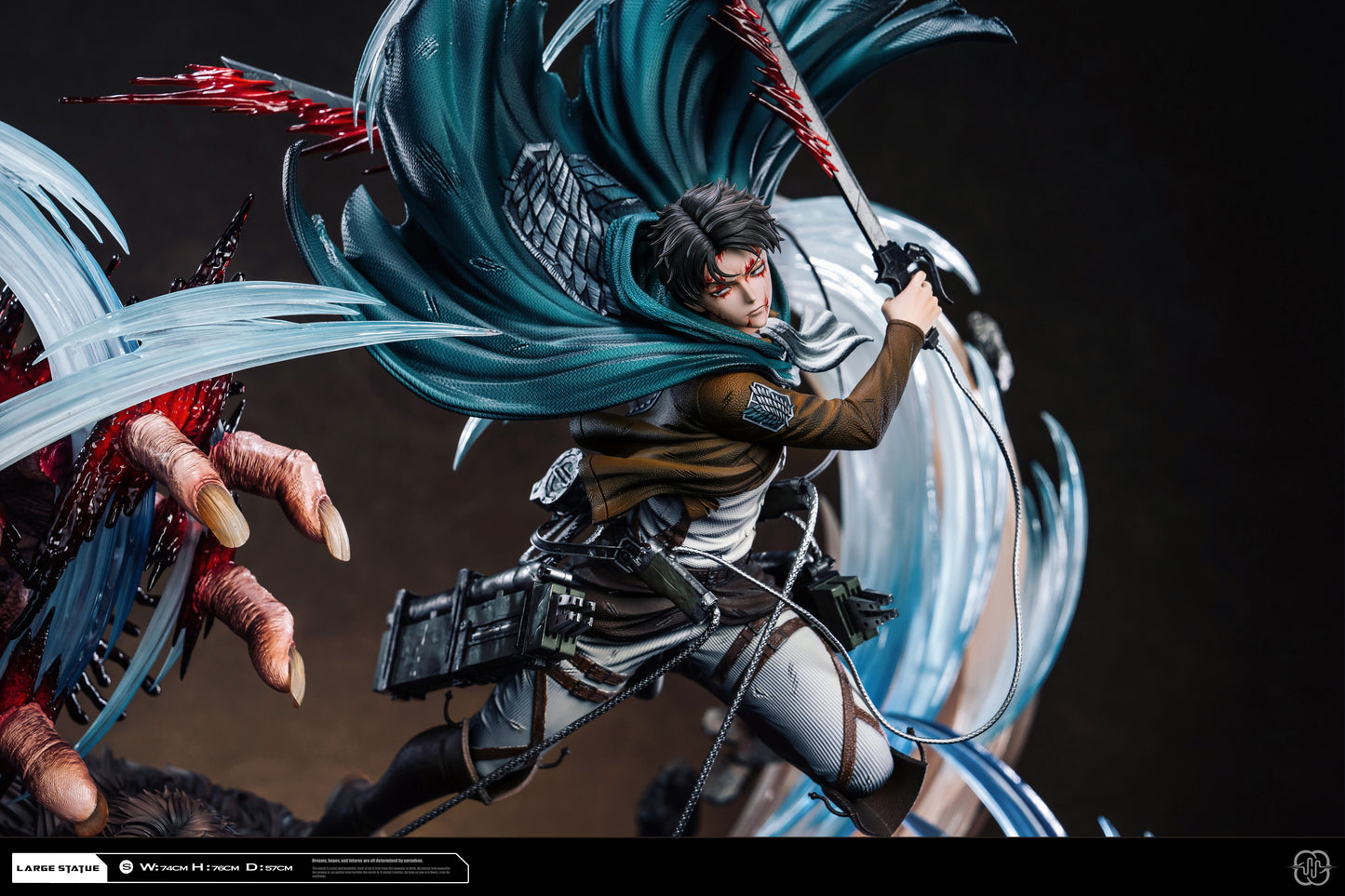 HERTZ STUDIO – ATTACK ON TITAN: LEVI ACKERMAN VS BEAST TITAN 2.0 [PRE-ORDER]