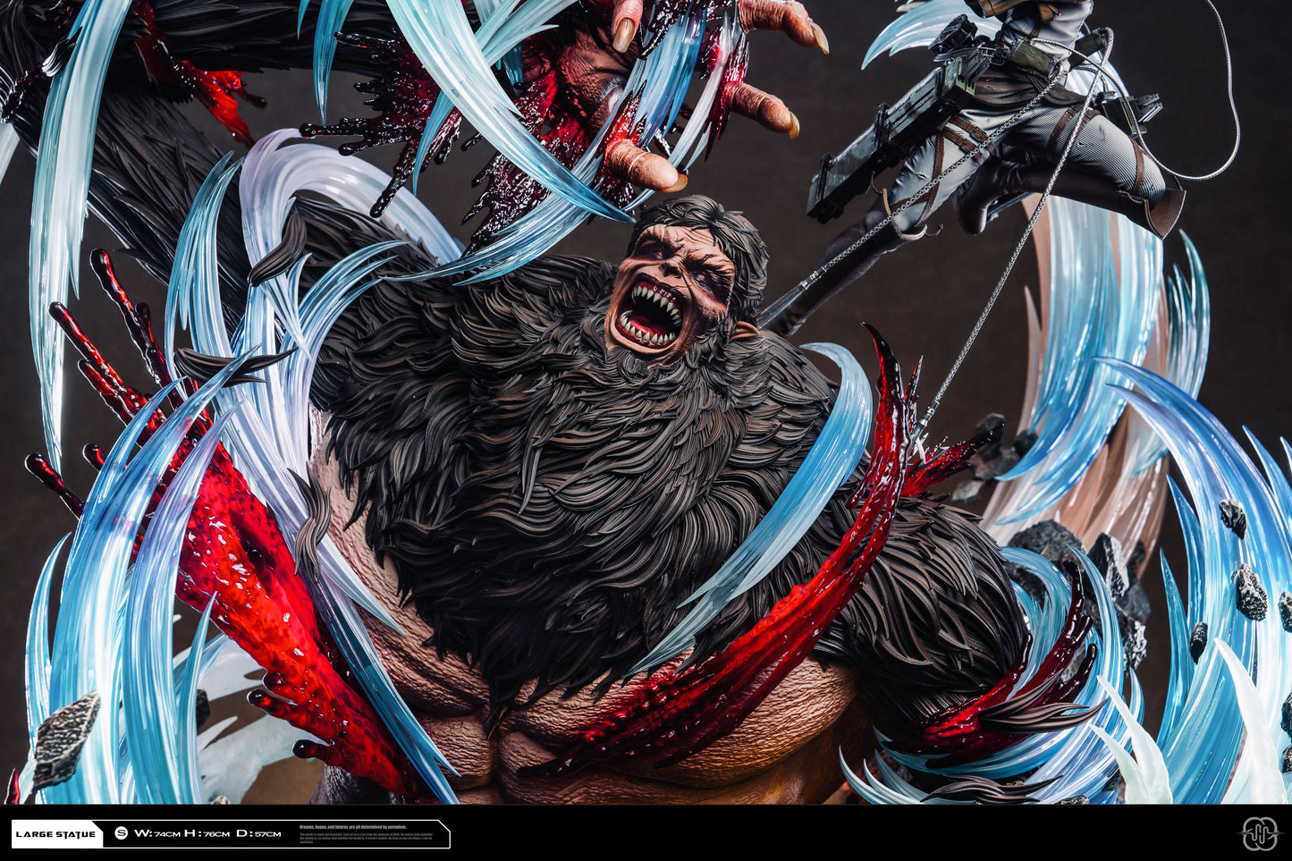 HERTZ STUDIO – ATTACK ON TITAN: LEVI ACKERMAN VS BEAST TITAN 2.0 [PRE-ORDER]