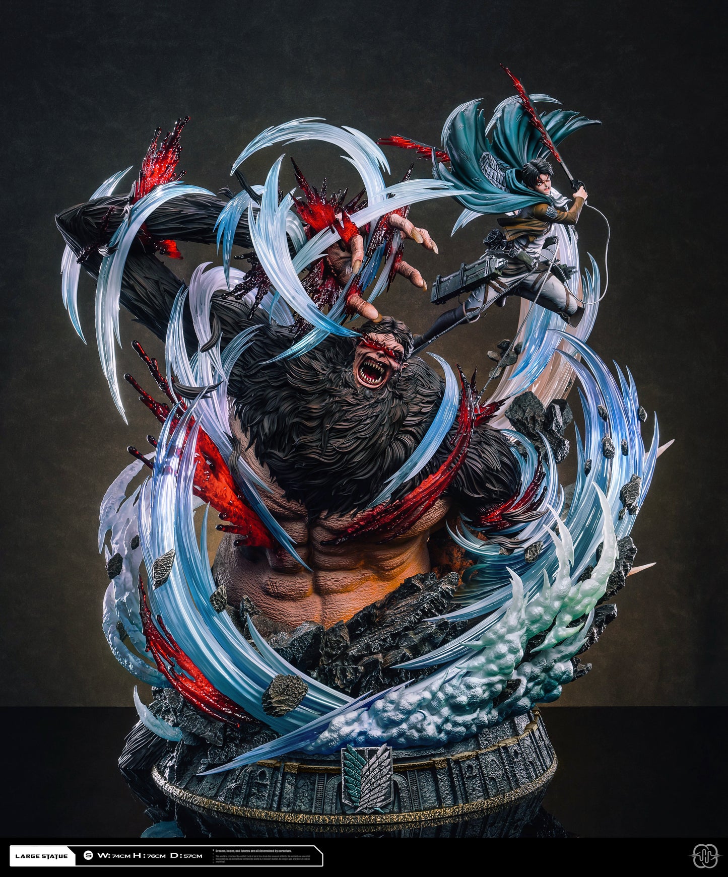 HERTZ STUDIO – ATTACK ON TITAN: LEVI ACKERMAN VS BEAST TITAN 2.0 [PRE-ORDER]