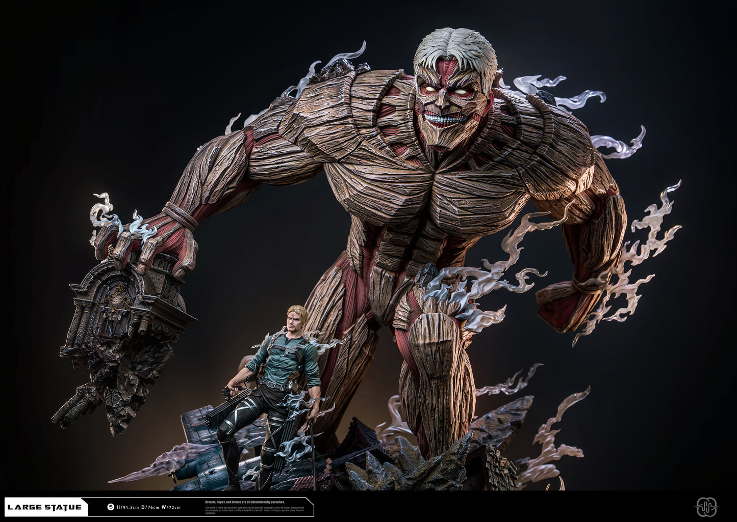HERTZ STUDIO – ATTACK ON TITAN: MARLEY'S SHIELD, ARMORED TITAN [PRE-ORDER]