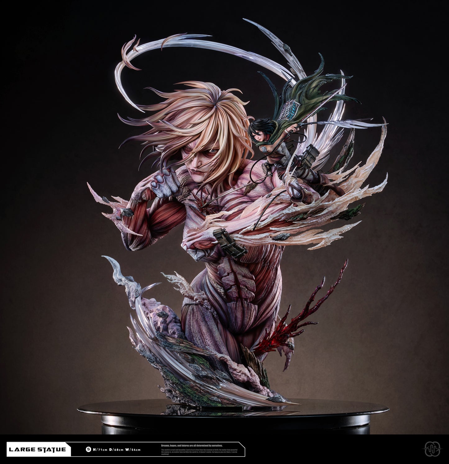 HERTZ STUDIO - ATTACK ON TITAN THE ONE THE ONLY ATTACK TITAN AND FEMALE TITAN 1