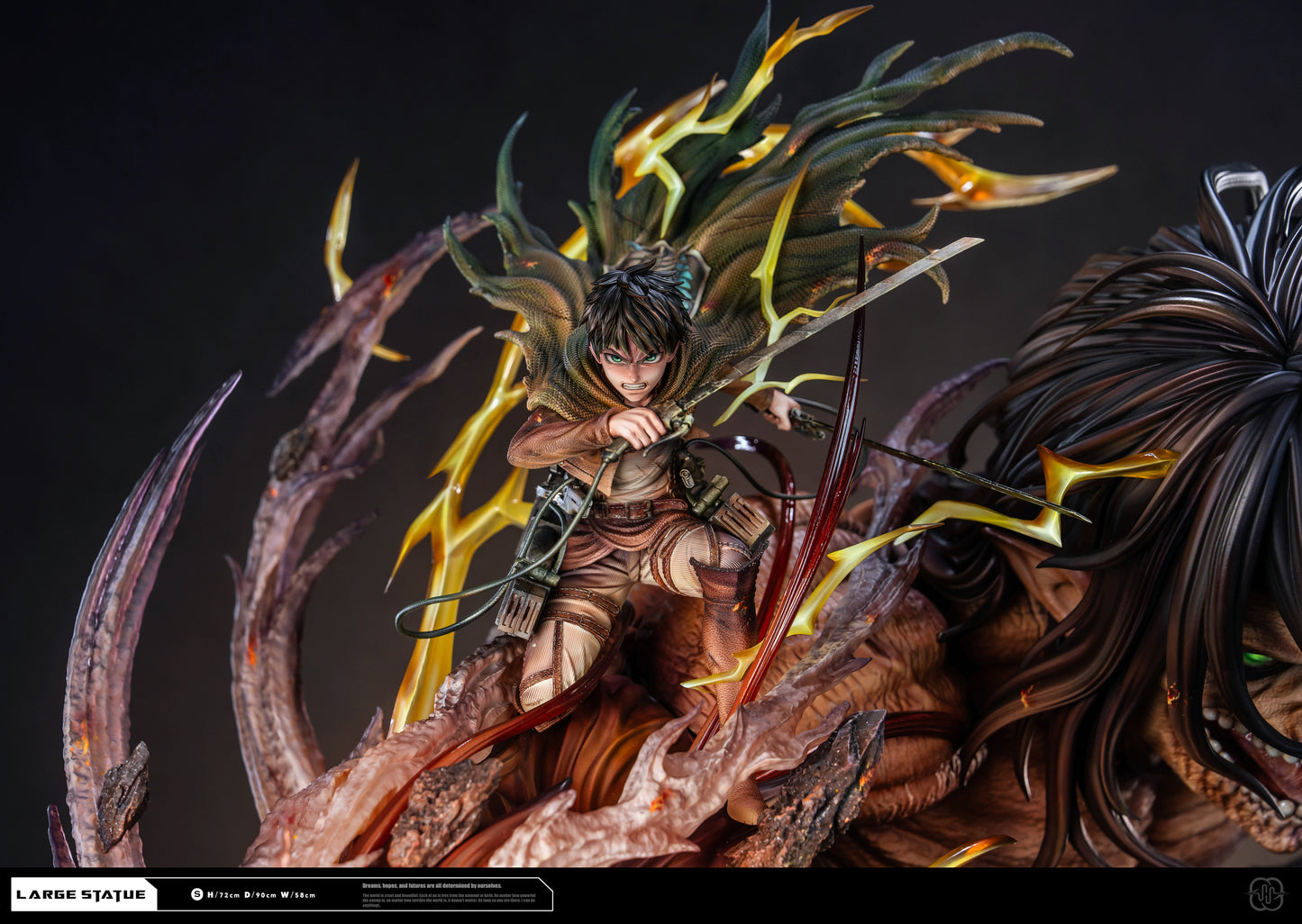 HERTZ STUDIO - ATTACK ON TITAN THE ONE THE ONLY ATTACK TITAN AND FEMALE TITAN 6