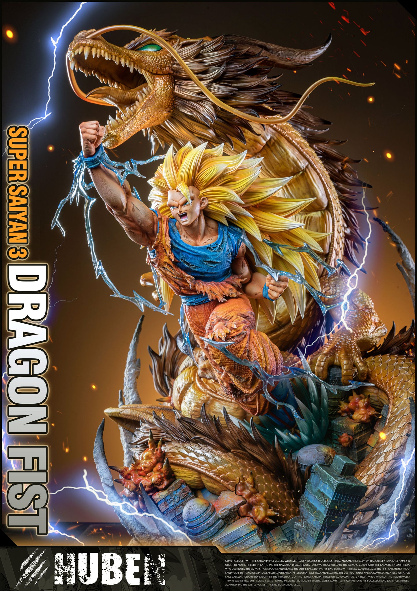 HUBEN STUDIO – DRAGON BALL Z: DRAGON FIST SUPER SAIYAN 3 GOKU [PRE-ORDER]