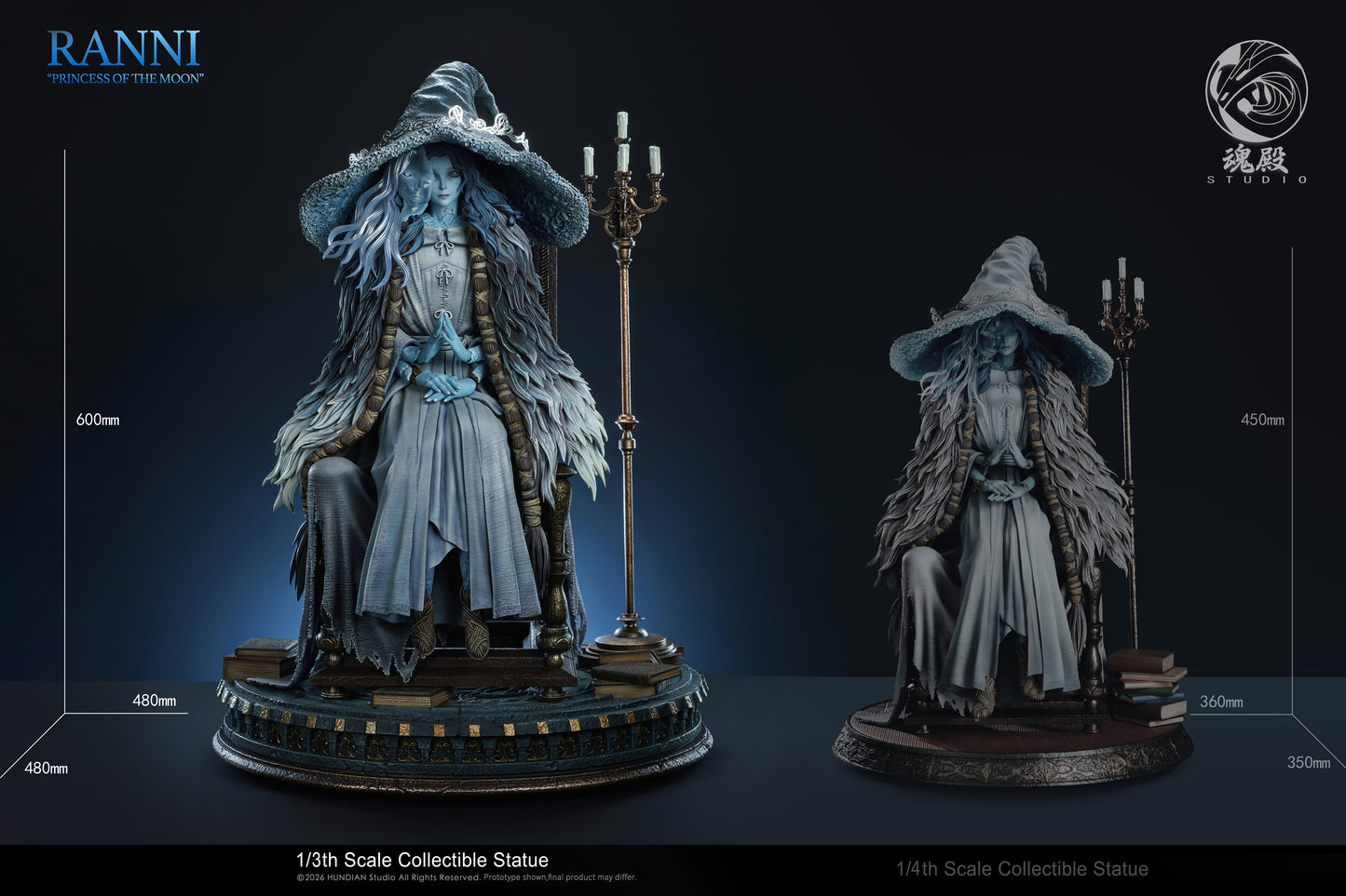 HUN DIAN STUDIO – ELDEN RING: ARTIST SERIES, RANNI 1/3 [PRE-ORDER]