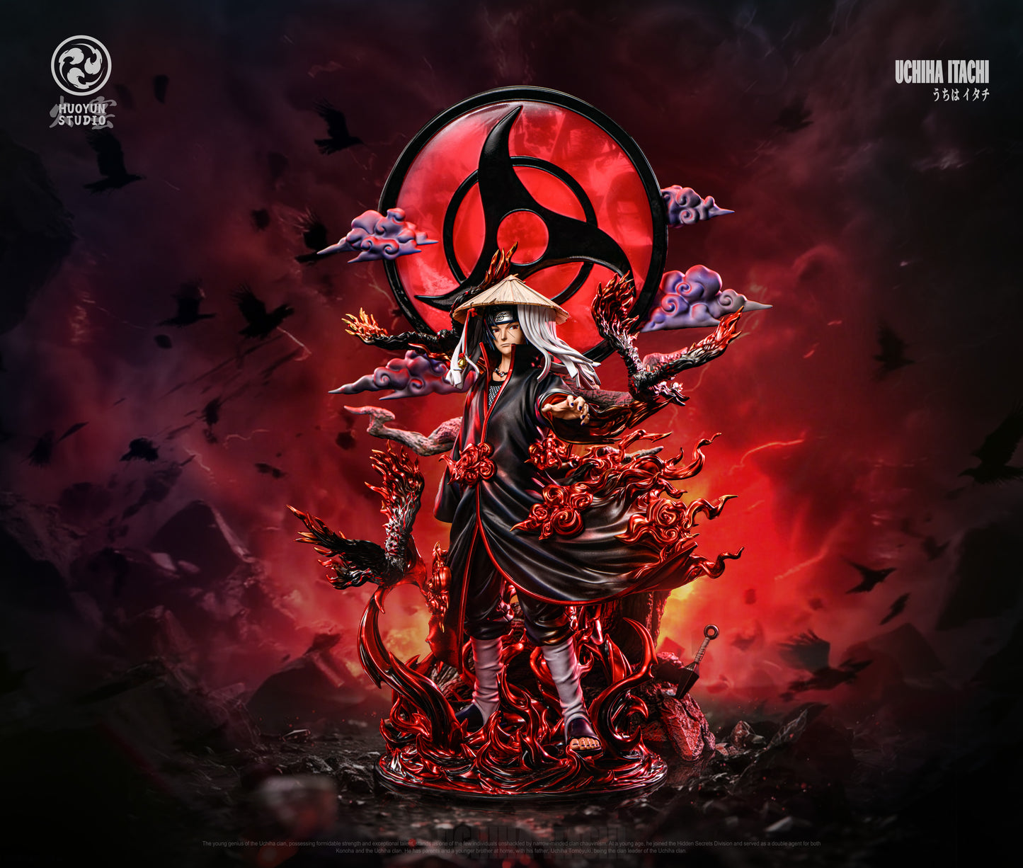 HUOYUN STUDIO - NARUTO: 1. MANGEKYO SHARINGAN ITACHI UCHIHA [PRE-ORDER]