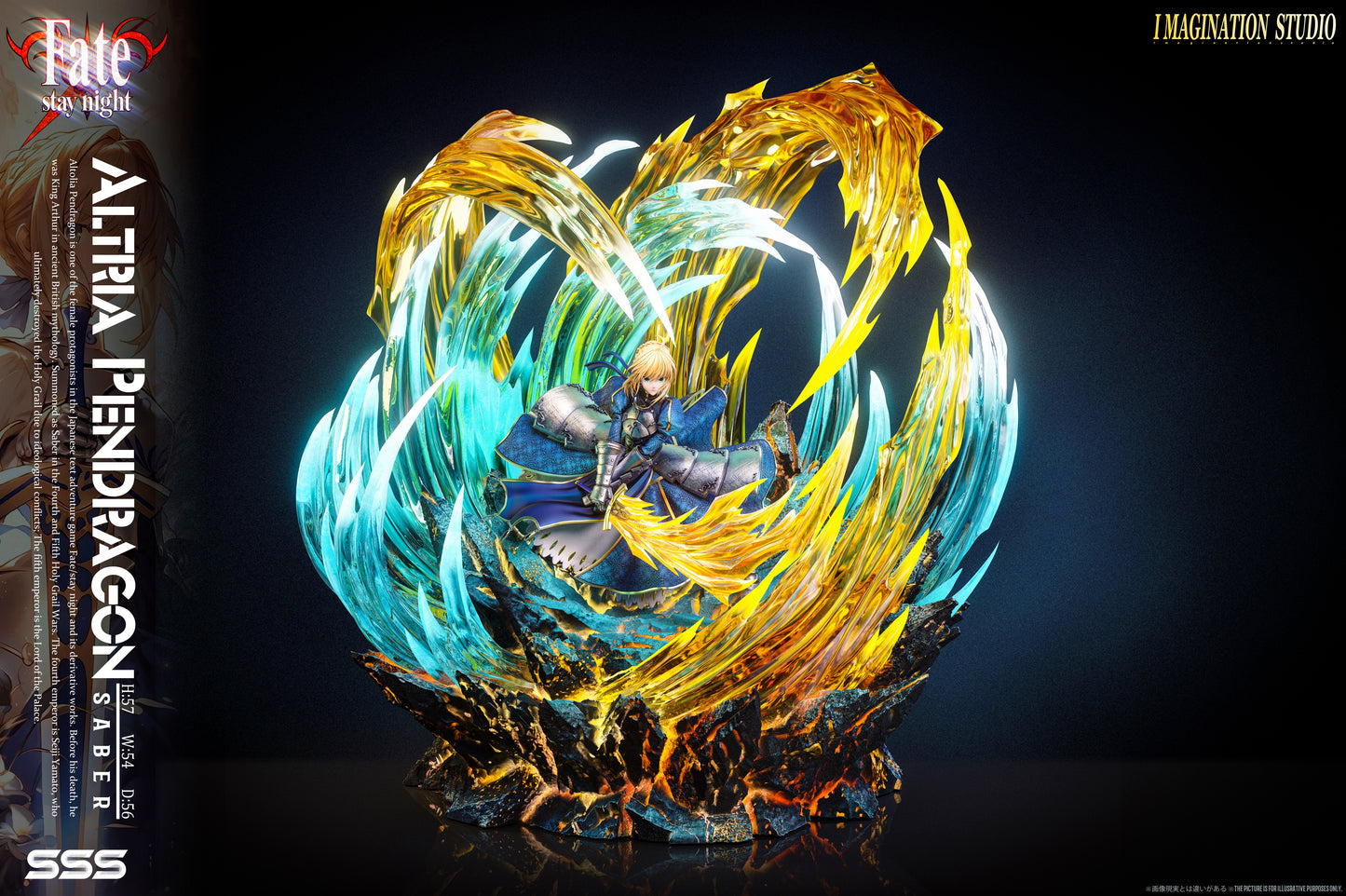 IMAGINATION STUDIO – FATE/STAY NIGHT: 1. ARTORIA PENDRAGON (SABER) [PRE-ORDER]