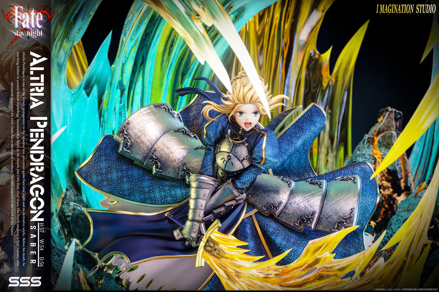 IMAGINATION STUDIO – FATE/STAY NIGHT: 1. ARTORIA PENDRAGON (SABER) [PRE-ORDER]