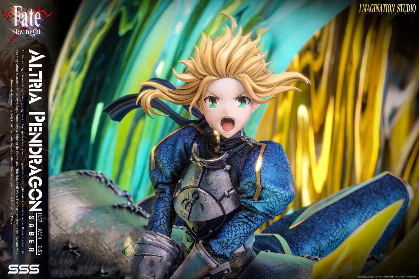 IMAGINATION STUDIO – FATE/STAY NIGHT: 1. ARTORIA PENDRAGON (SABER) [PRE-ORDER]